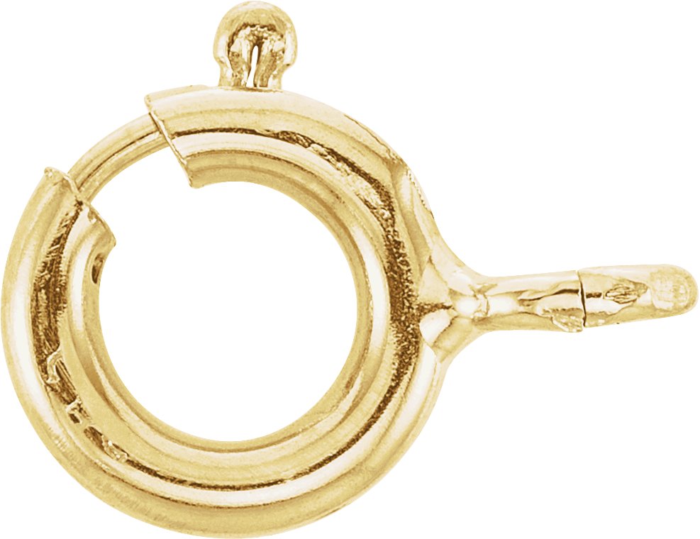 Seamless Spring Ring with Open Jump Ring