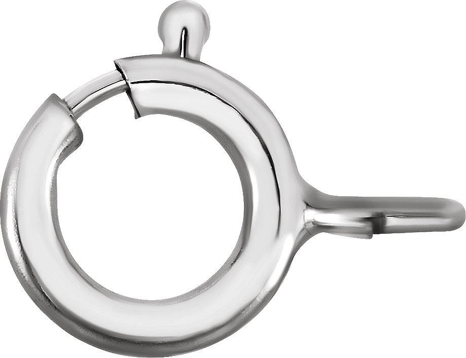 Seamless Spring Ring with Open Jump Ring