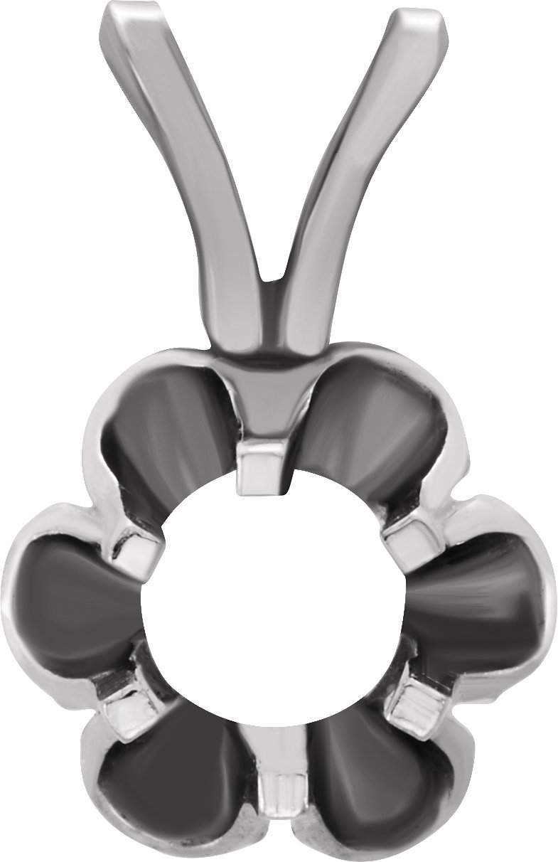 Round 6-Prong Buttercup Pendant