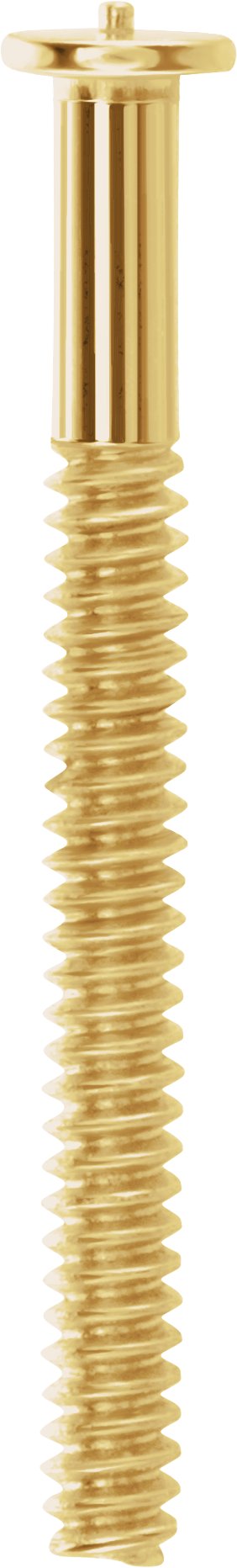 .039x.444" Fusion Threaded Earring Post