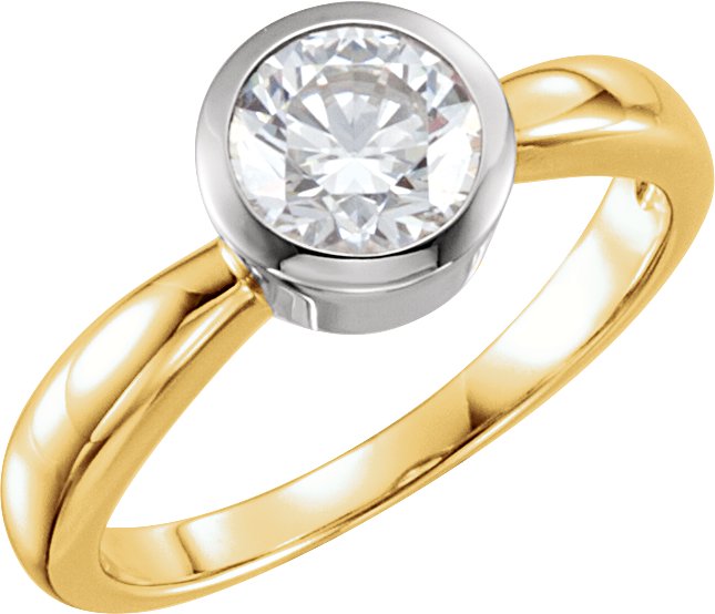 14K Yellow .50 CTW Diamond Solitaire Engagement Ring Ref 182683