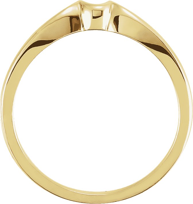 14K Yellow Gold Matching Band