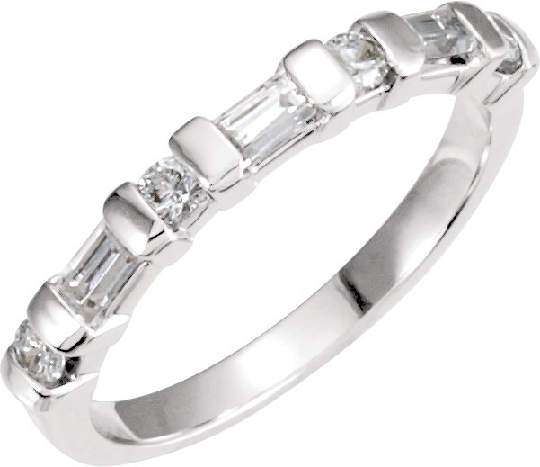 Platinum Diamond Anniversary Band .38 CTW Ref 369427