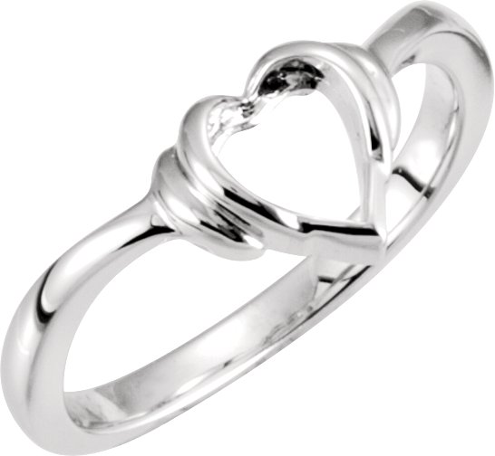 14KY 8mm Heart Ring Ref 277371