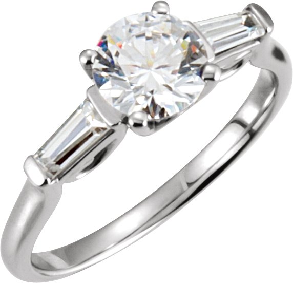 Continuum Sterling Silver .25 CTW Diamond Sculptural Inspired Engagement Ring Ref 4738977