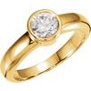 14K Yellow .50 CTW Diamond Round Solitaire Engagement Ring Ref 146230