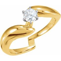 Bypass Engagement Ring Mounting or Matching Band