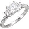 10K White 1.625 CTW Diamond Engagement Ring Ref 5505924