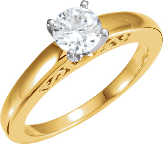 18K Rose Shank