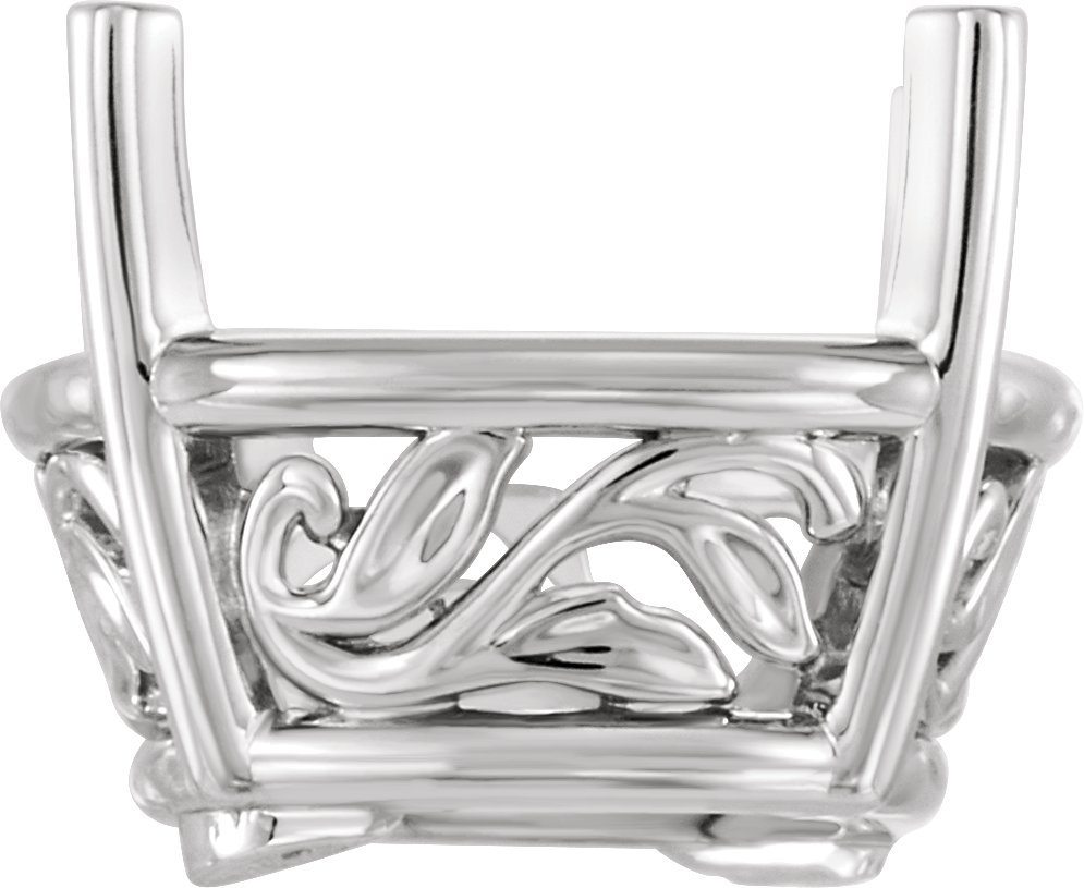 Laurel Scroll Basket Setting