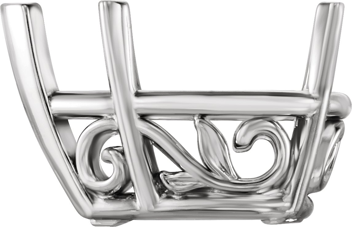 Laurel Scroll Basket Setting