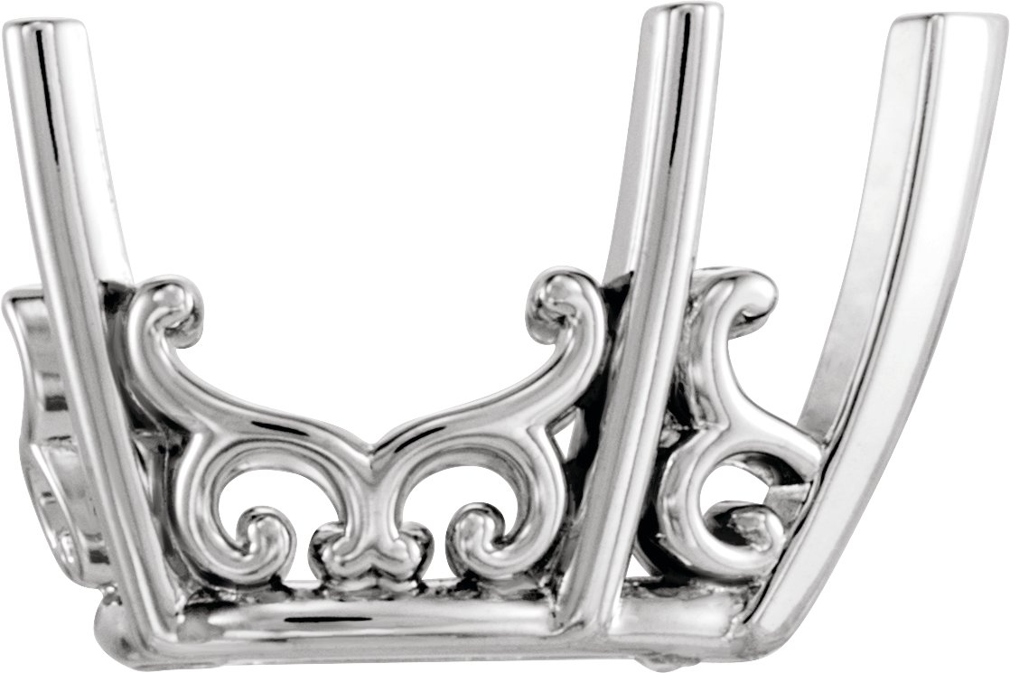 Vintage-Inspired Scroll Basket Setting
