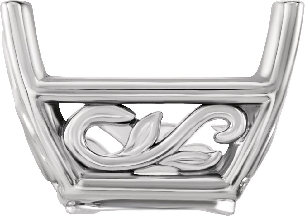 Laurel Scroll Basket Setting