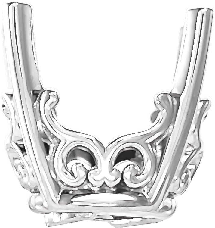 Vintage-Inspired Scroll Basket Setting