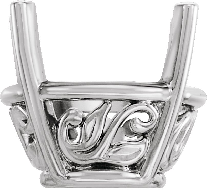 Laurel Scroll Basket Setting