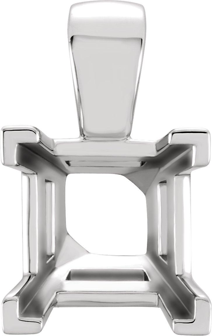 Square V-Prong Pendant