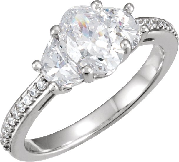 10K Rose Accented Band Mounting