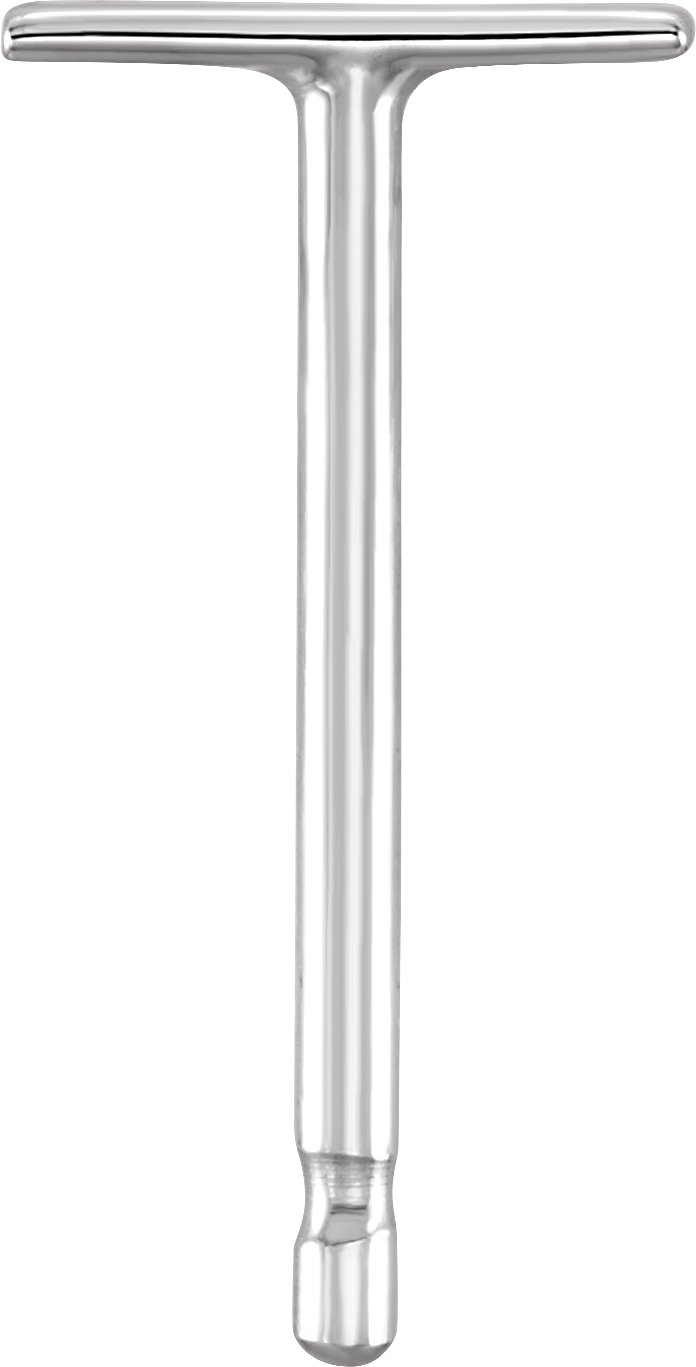 .03"x.37" T-Bar Friction Earring Post