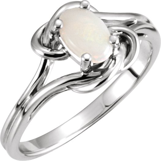 Cabochon Knot Ring