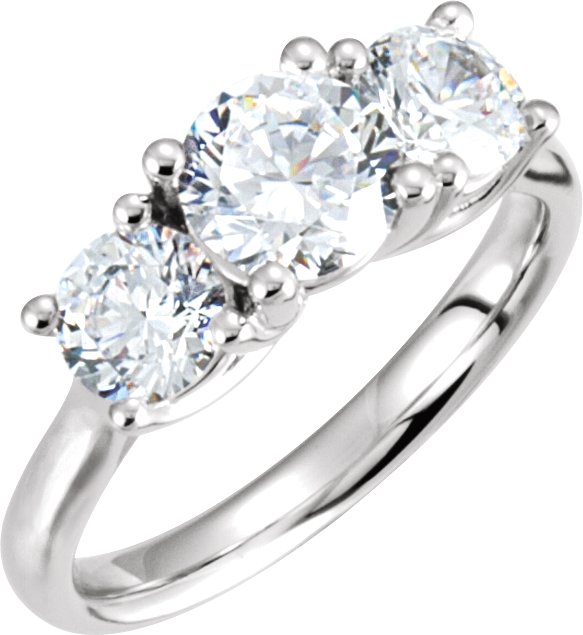 Three-Stone Engagement Ring or Band