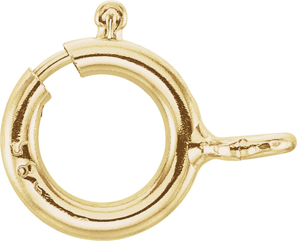 Seamless Spring Ring with Open Jump Ring