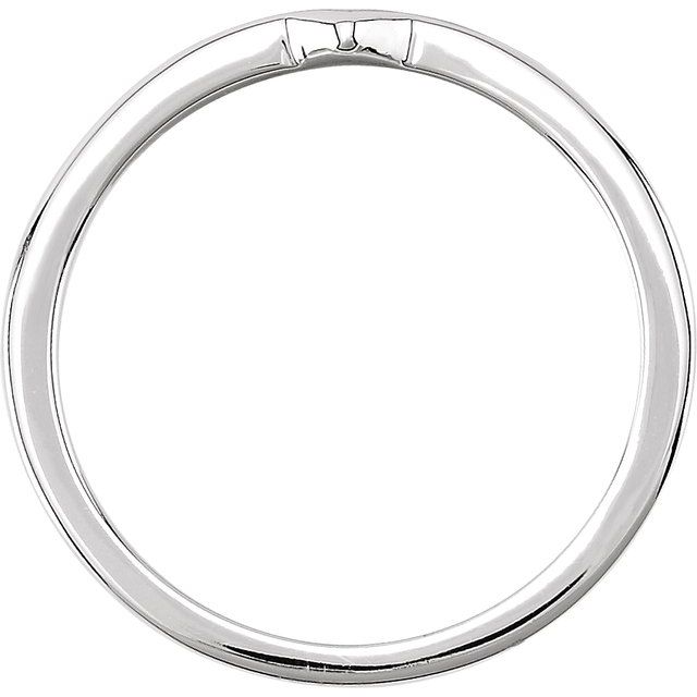Continuum Sterling Silver Matching Band for Nine-Stone Cluster Ring