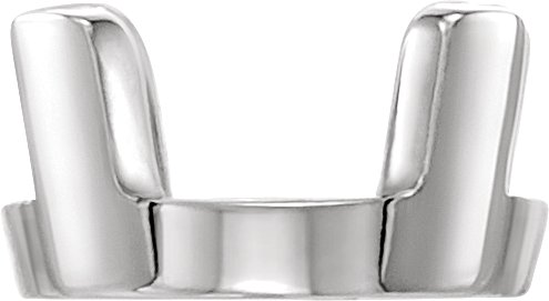 Round 4-Prong Lightweight Low Profile Solid Base Setting