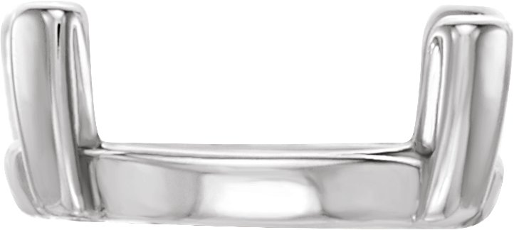 Oval 4-Prong Solid Base Setting