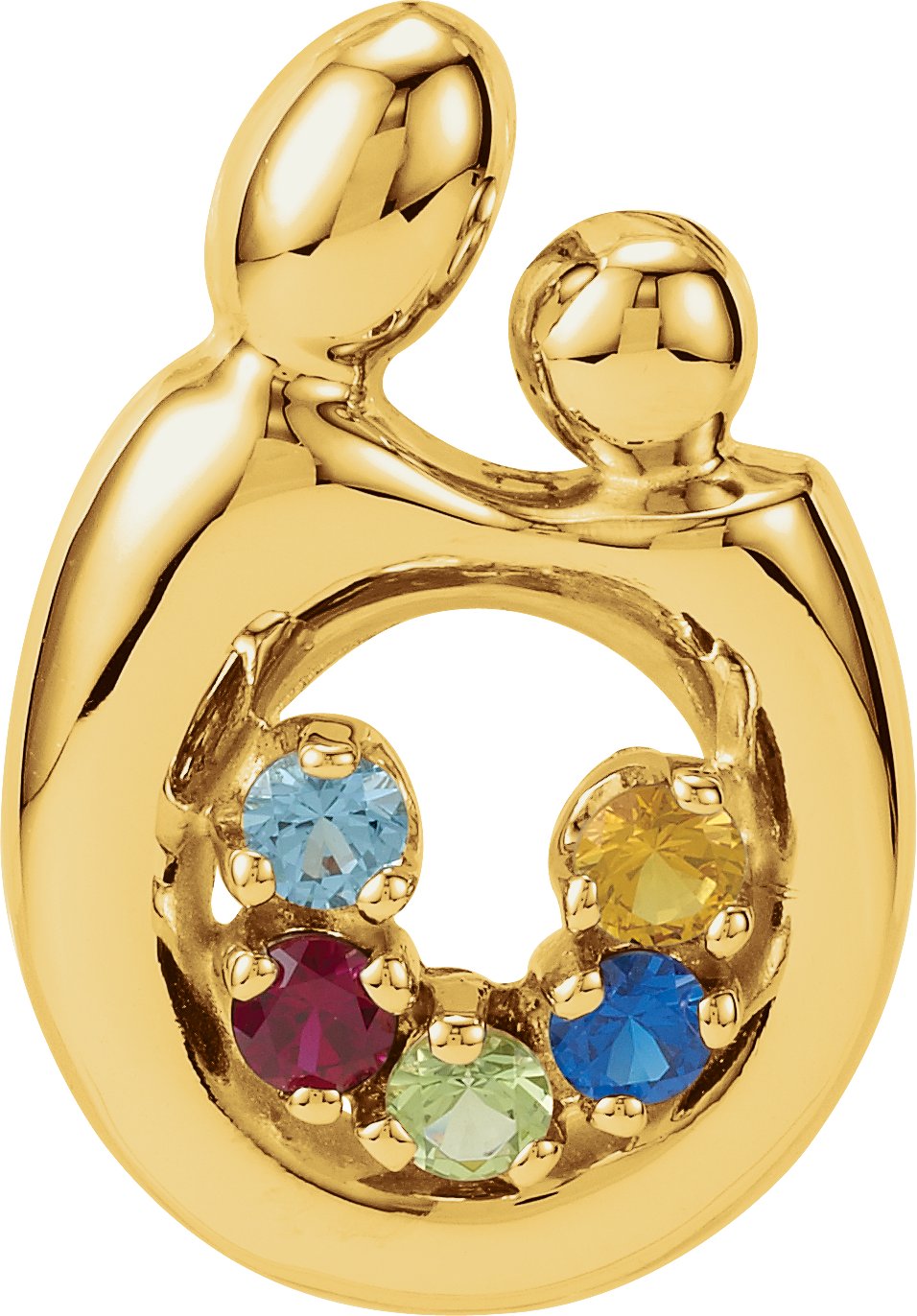 Mother and Child® Family Slide Pendant
