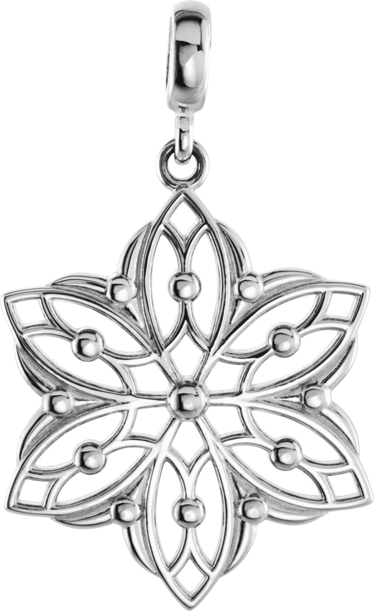 14K White Decorative Pendant Ref. 5445245