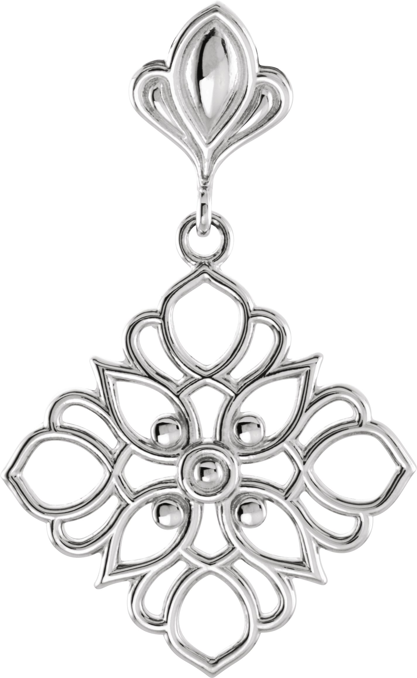 14K White Decorative Pendant Ref. 5451317