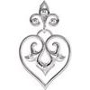 Sterling Silver Decorative Pendant Ref. 4240002