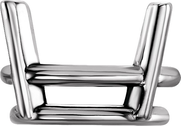 Pear 4-Prong Basket Setting