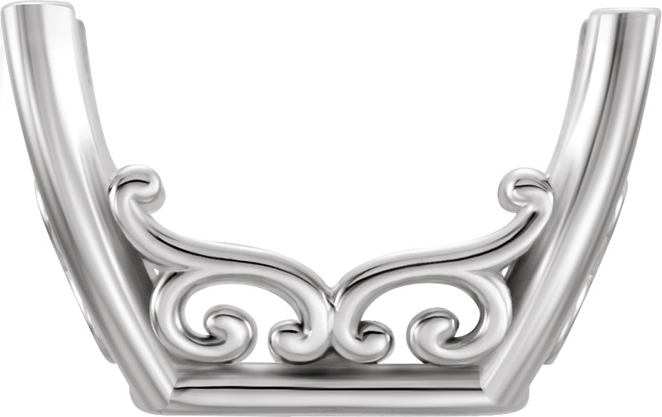 Vintage-Inspired Scroll Basket Setting