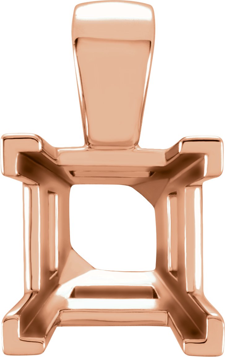 Square V-Prong Pendant