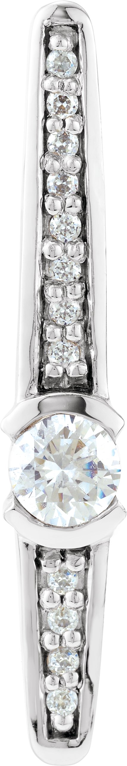 Bezel-Set Slide Pendant