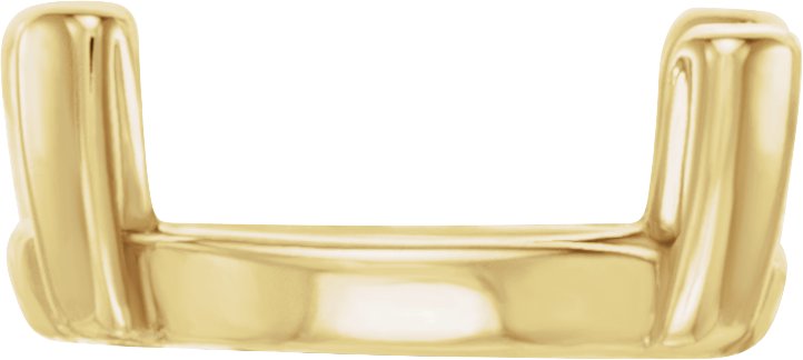 Oval 4-Prong Solid Base Setting