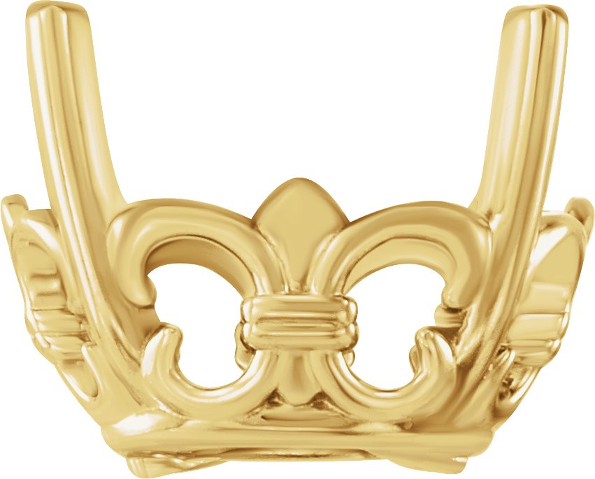 4-Prong Fleur-de-lis Basket Setting