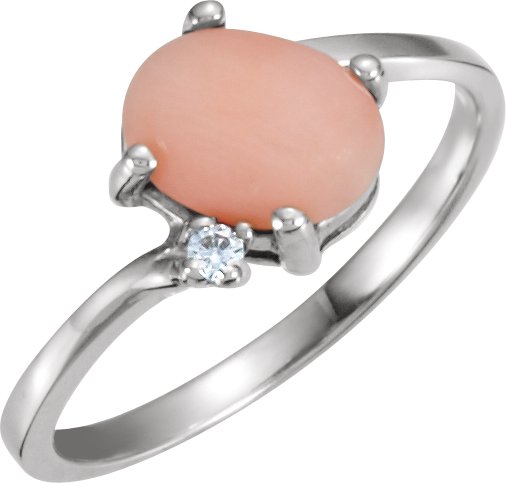 Accented Cabochon Ring