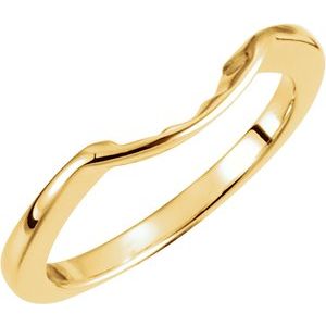 14K Yellow Matching Band for 5.2 mm Ring