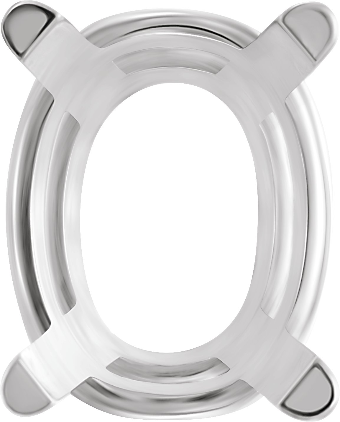 Cushion 4-Prong Basket Setting
