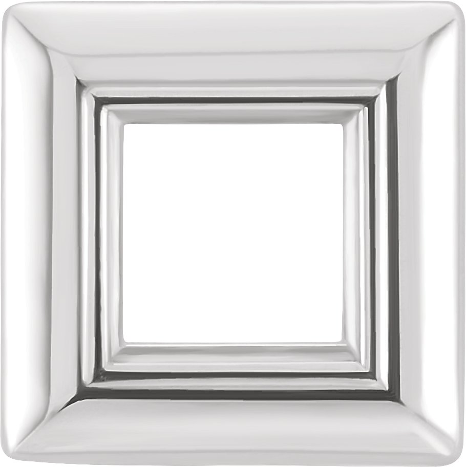 Square Bezel-Set Top Setting
