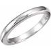 Platinum #16 Tapered Bombé Solstice Solitaire® Matching Band for 2.5-6 CT