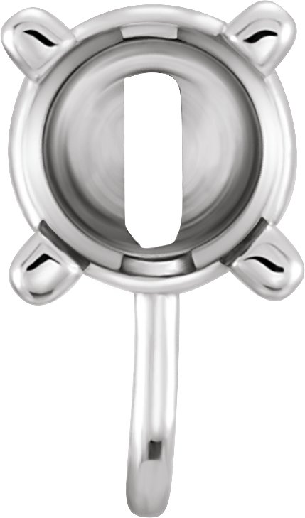 Round 4-Prong Earring Setting