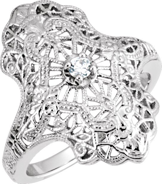 Filigree Ring 7 pttw dia. Ref 808228