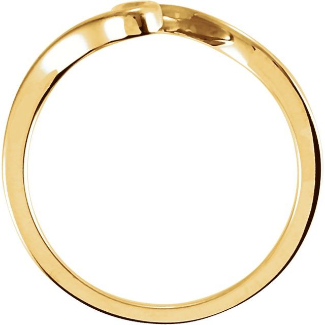 10K Yellow Metal Fashion Ring