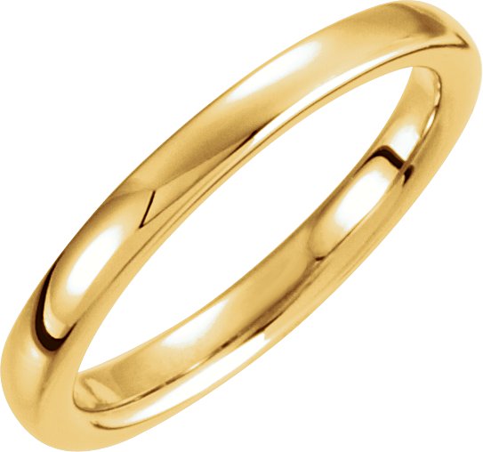 14K Yellow Solstice Solitaire® #7=.40-.65 CT Tapered Bombé Matching Band