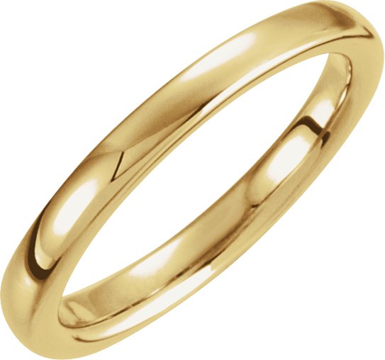 14K Yellow Solstice Solitaire® #10=.75-1.25 CT Tapered Bombé Matching Band