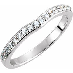 3-Stone Engagement Mounting or Matching Band