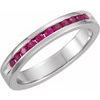 Ruby Classic Channel Set Anniversary Band Ref 11741001